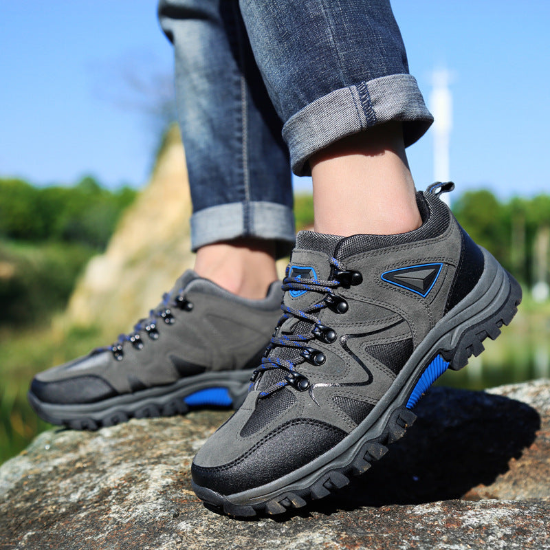 Men's new anti-slip and waterproof outdoor hiking shoes.